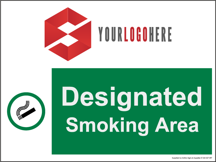 Designated Smoking Area Safety Signs & Supplies Uk