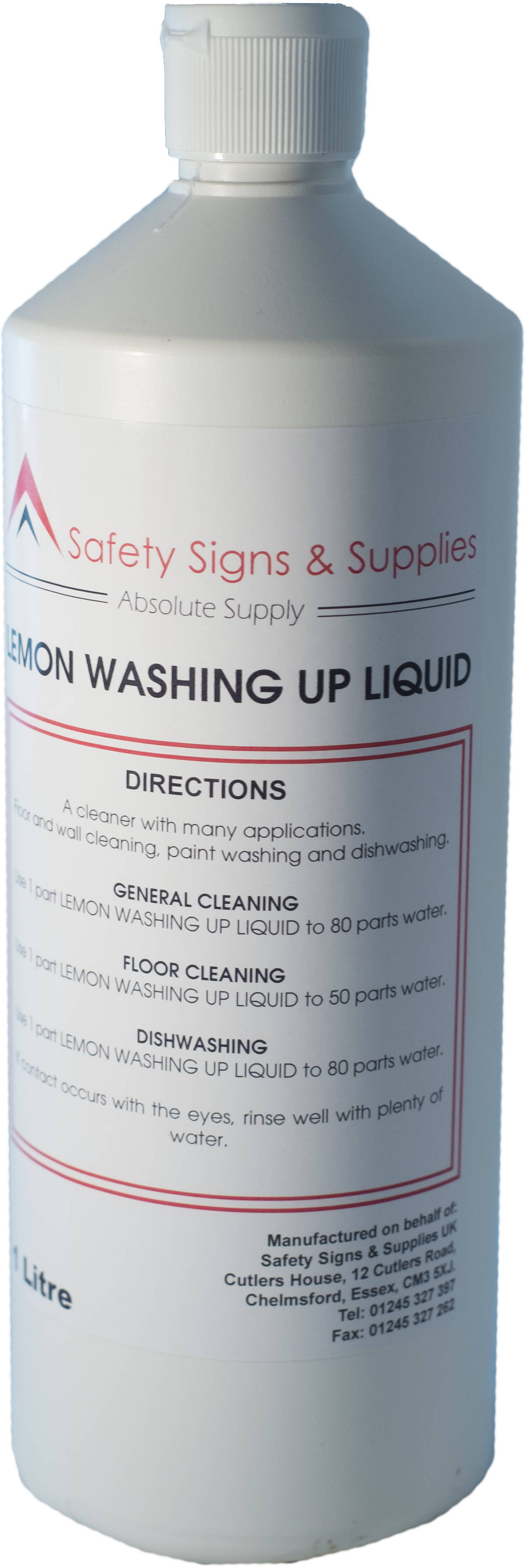 Washing Up Liquid Safety Signs & Supplies Uk