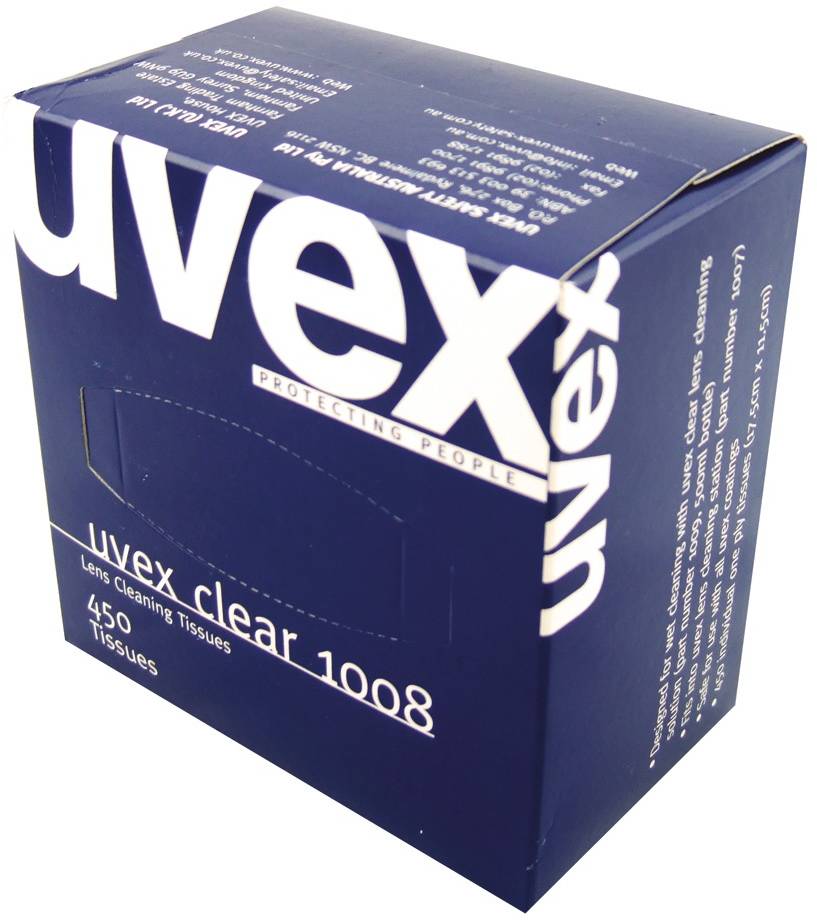 Uvex Lens Cleaner Tissue Safety Signs & Supplies Uk